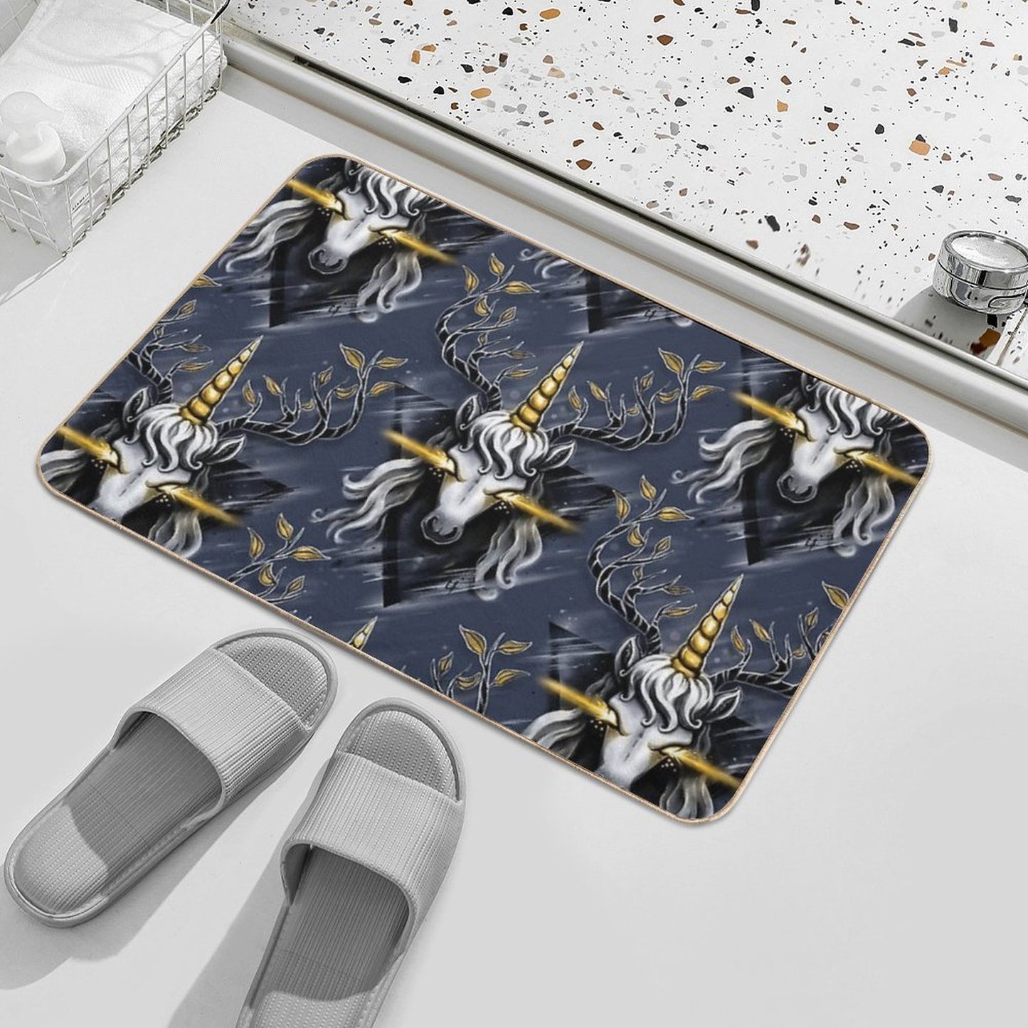 Deer Unicorn Eco-Friendly Bath Mat