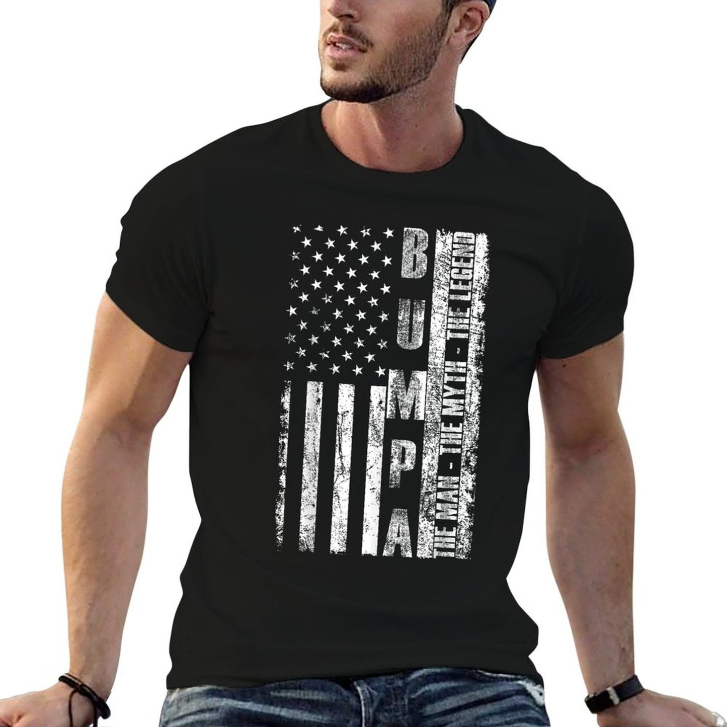 Bumpa The Man The Myth The Legend US Tshirt Trendy Pattern T-Shirt