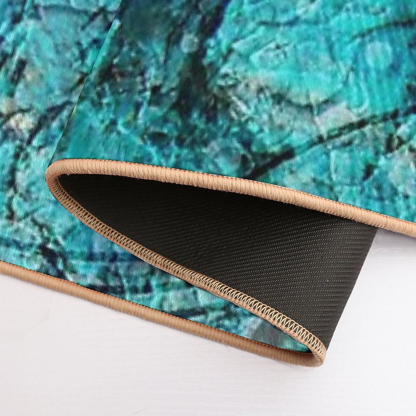 Turquoise Toxin-Free Bath Mat