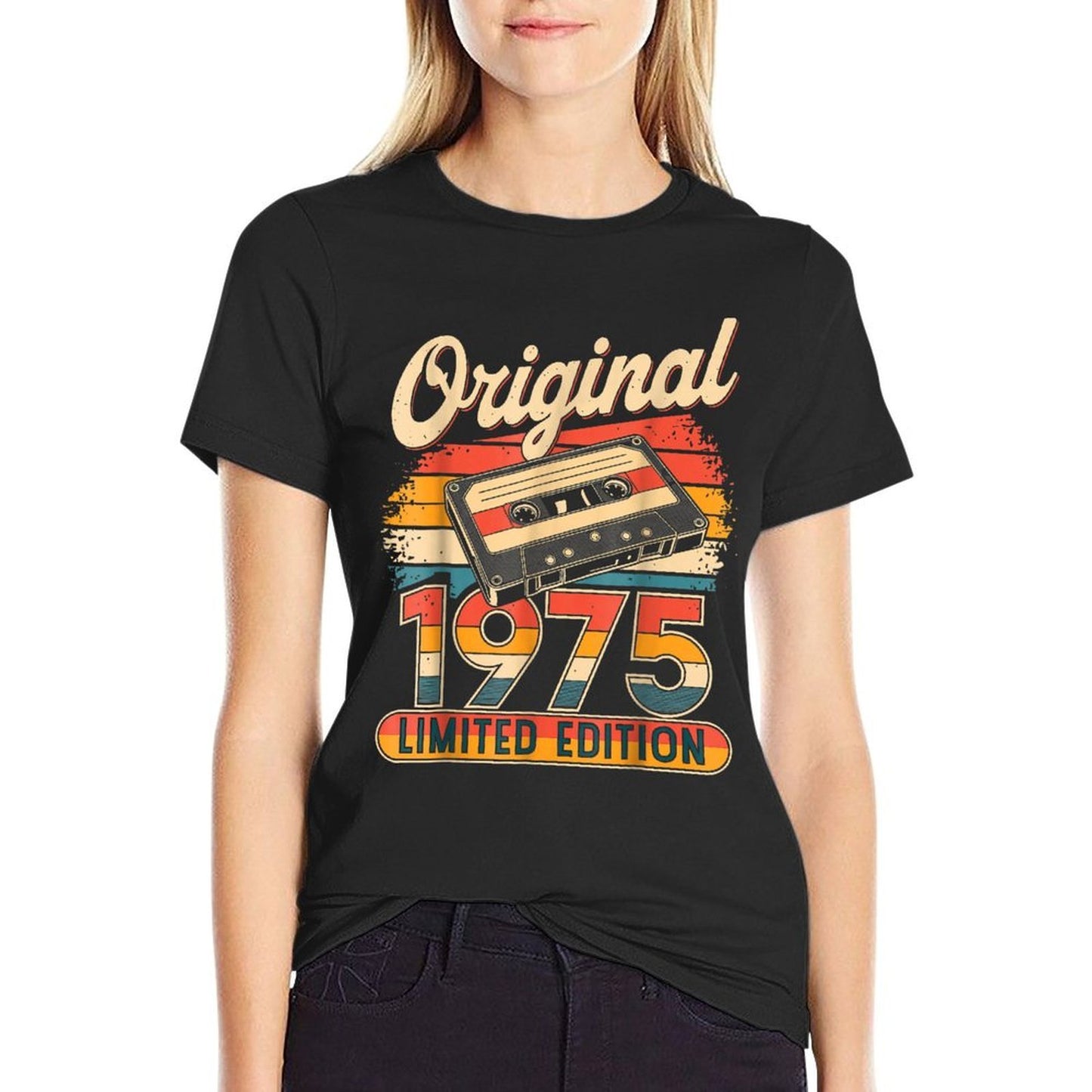 50th Birthday Man Woman 50 Years Decoration 1975 Gift Funny Versatile T-Shirt