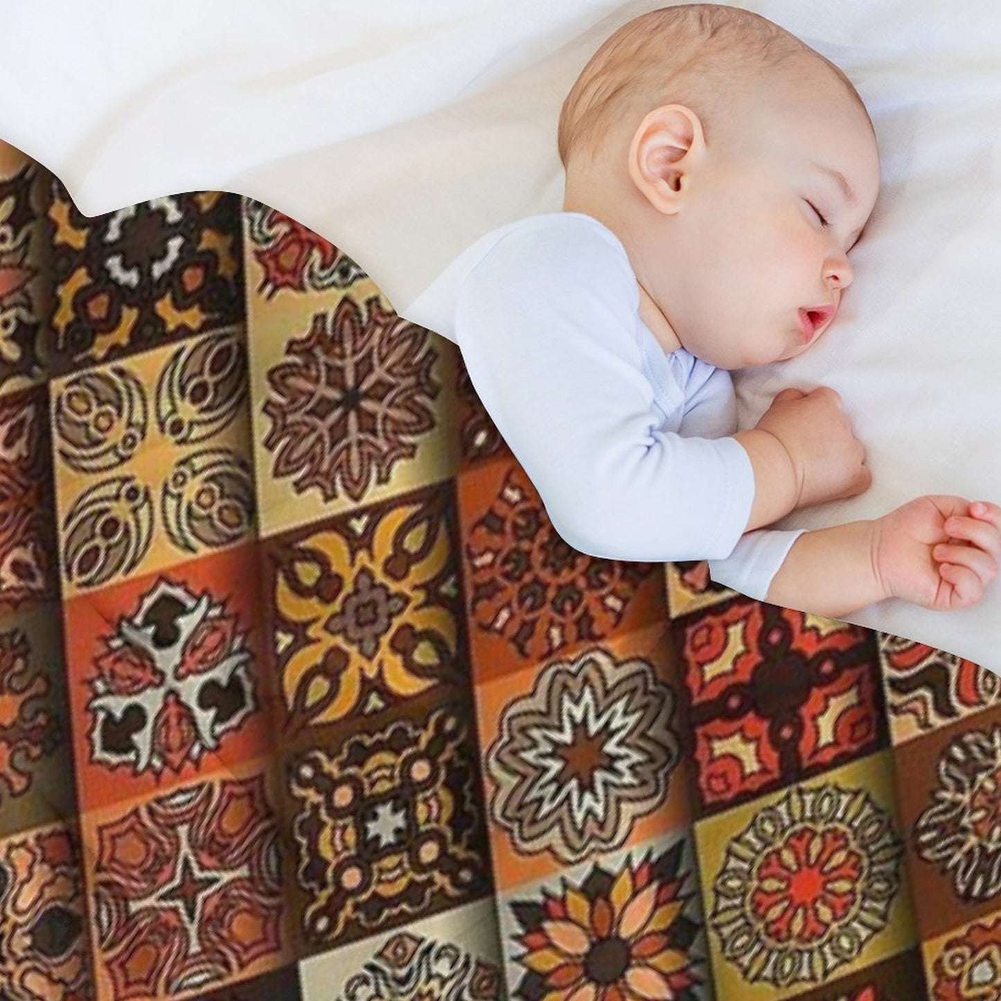 Boho Aesthetic #11 Bohemian Pattern Illustration Premium Design Comfort Throw Blanket