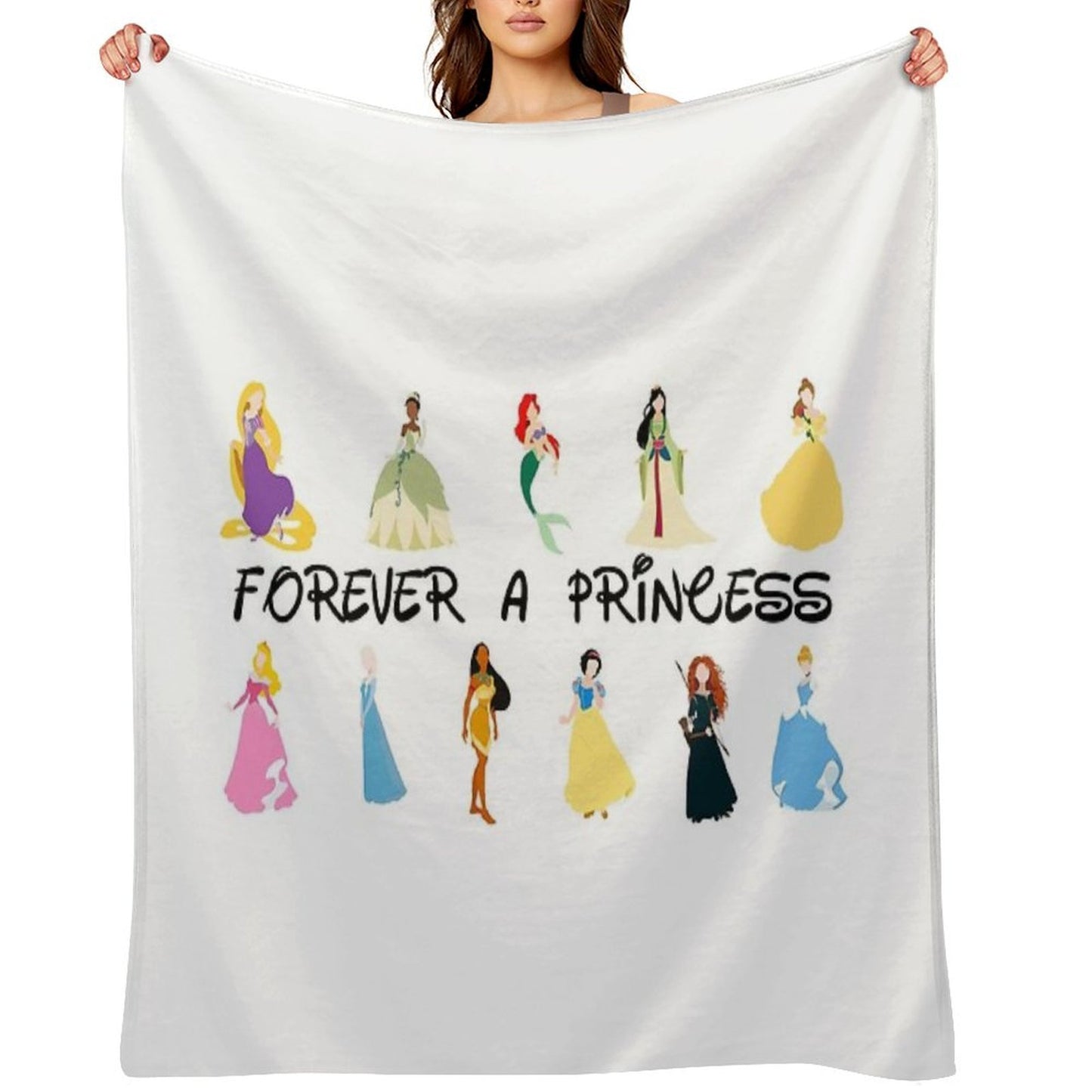 Forever A Princess Multi-functional Throw Blanket
