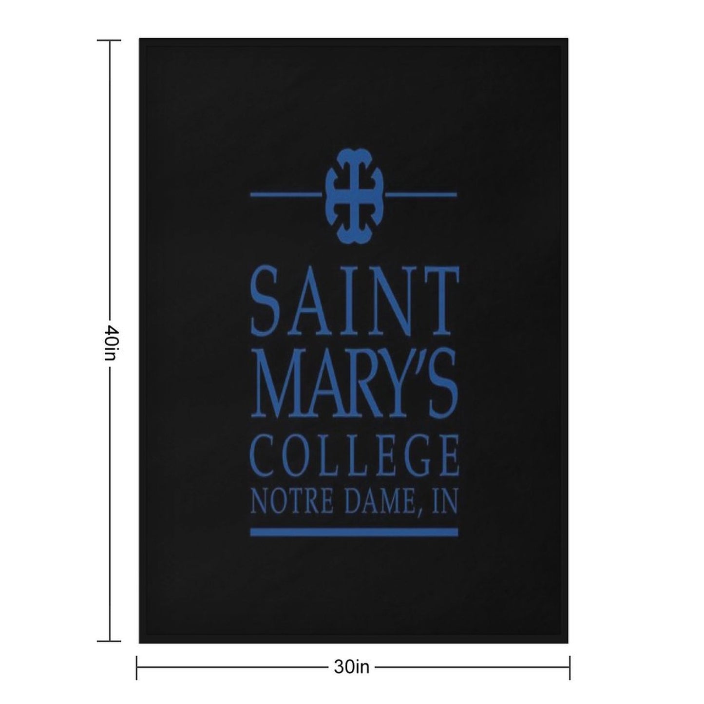 Saint Mary's College-belles Durable Throw Blanket