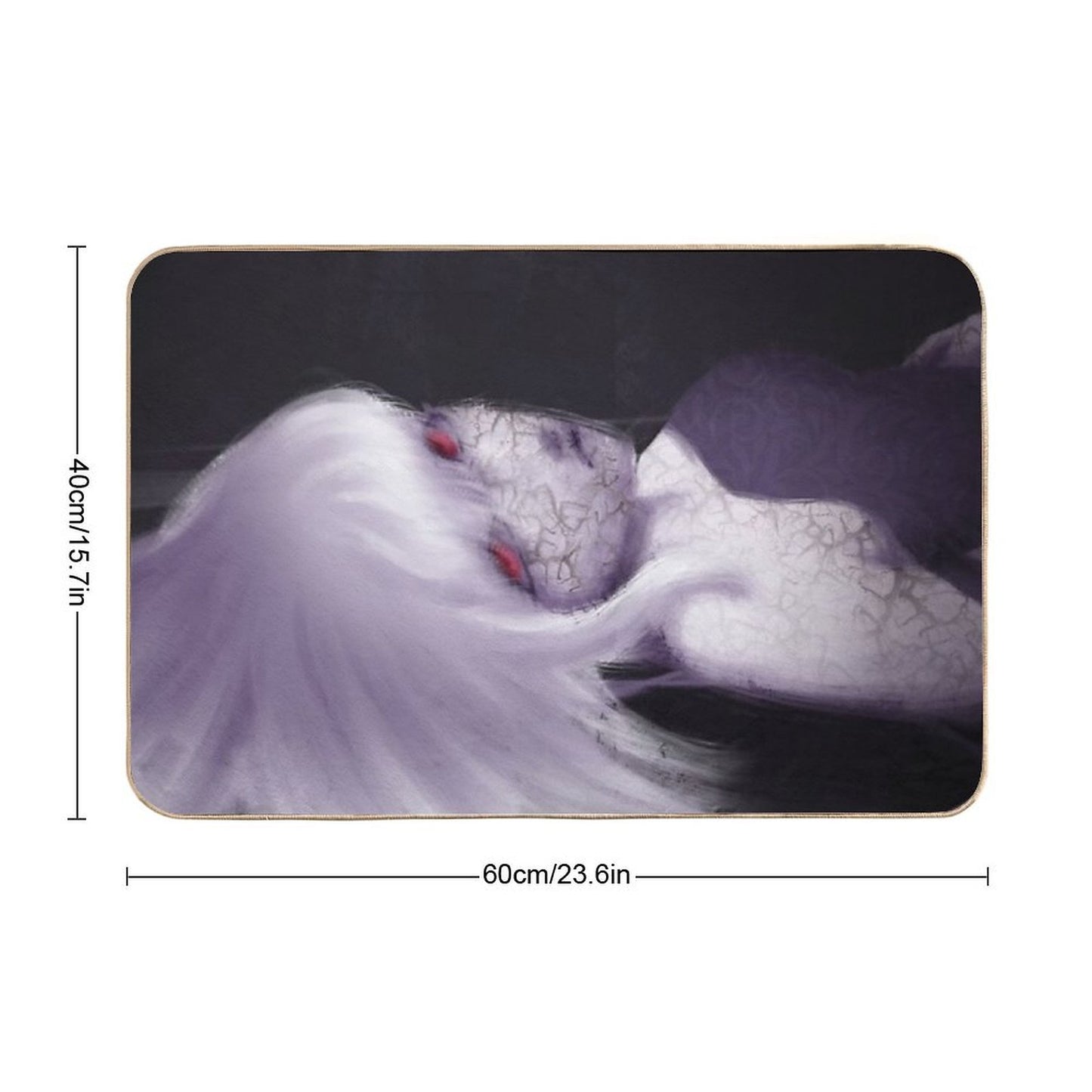 Broken Doll Slip-Resistant Bath Mat