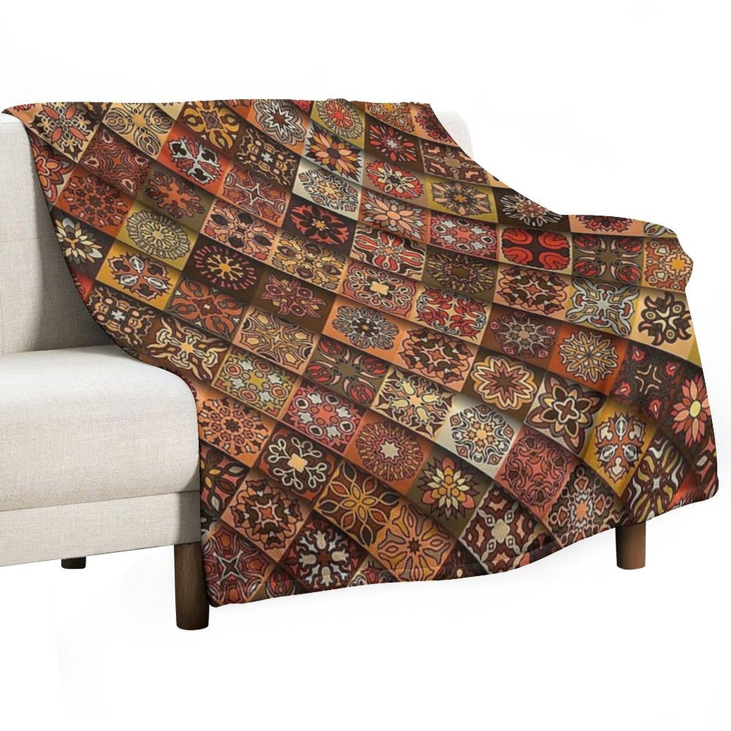 Boho Aesthetic #11 Bohemian Pattern Illustration Premium Design Comfort Throw Blanket