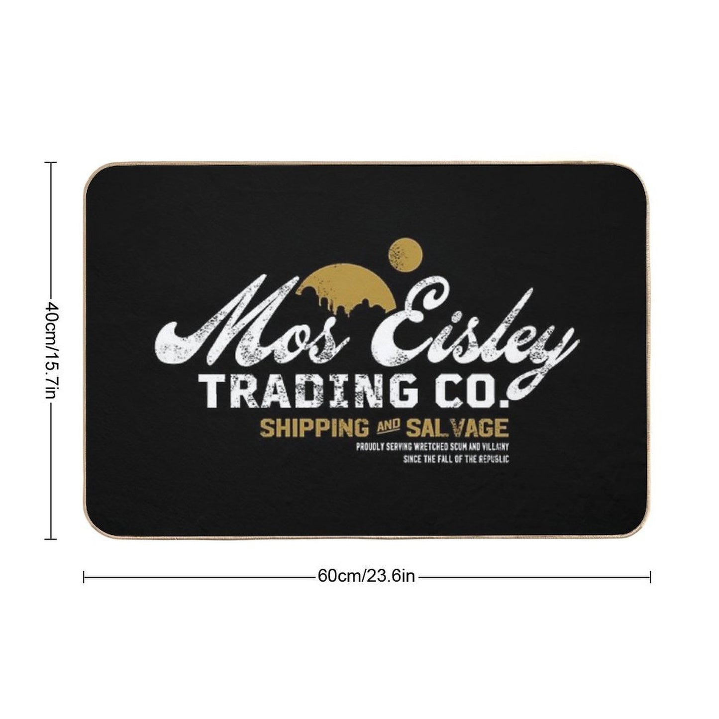 Mos Eisley Trading Co. Durable Bath Mat