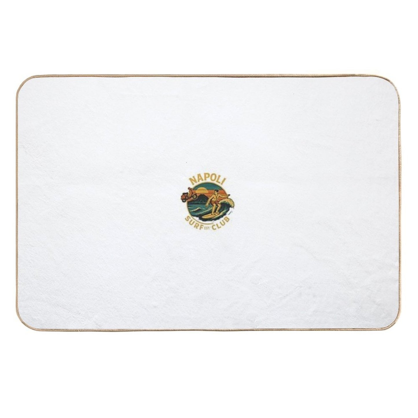 NAPOLI SURF CLUB Slip-Resistant Bath Mat