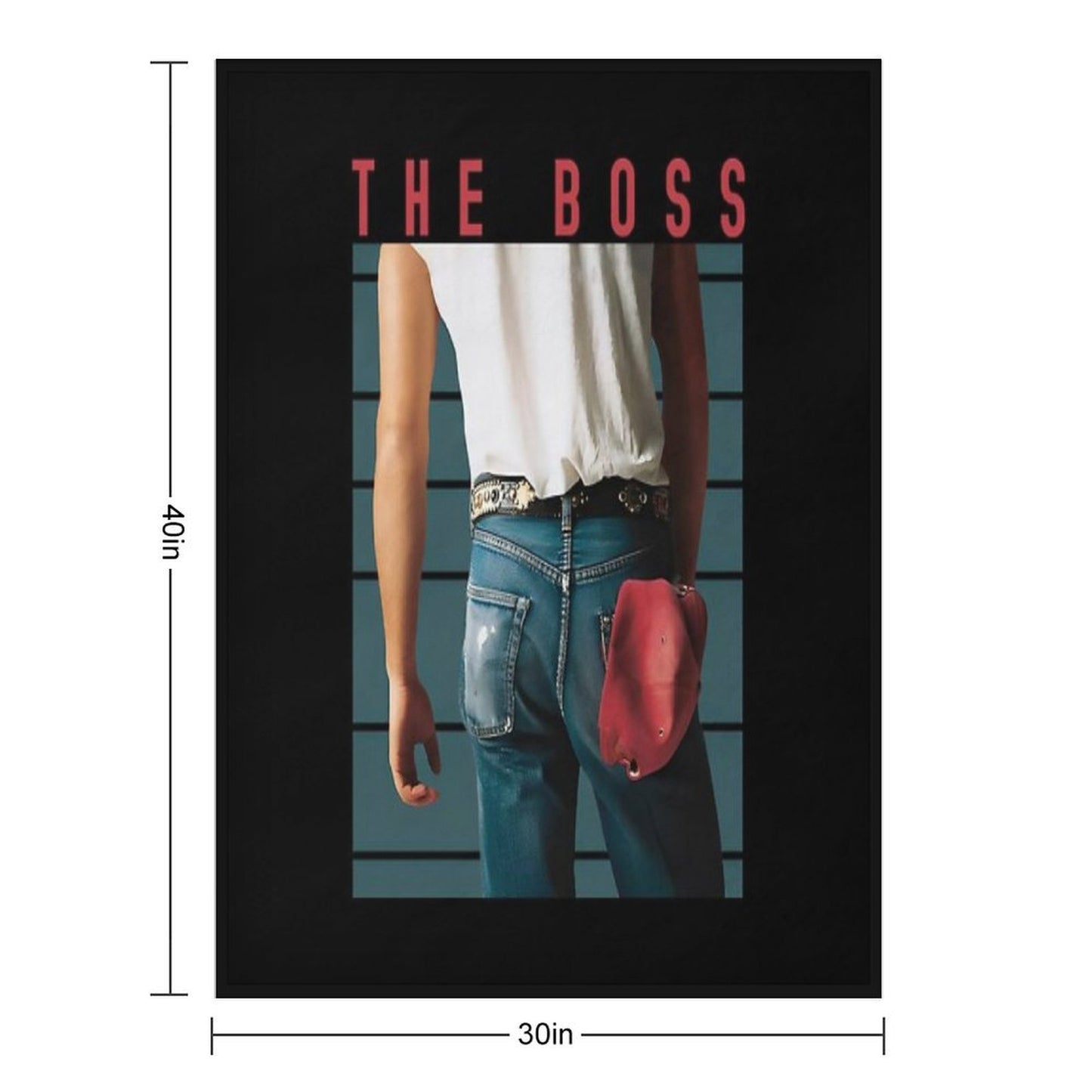 The Boss Springsteen - Bruce Springsteen Compact Throw Blanket