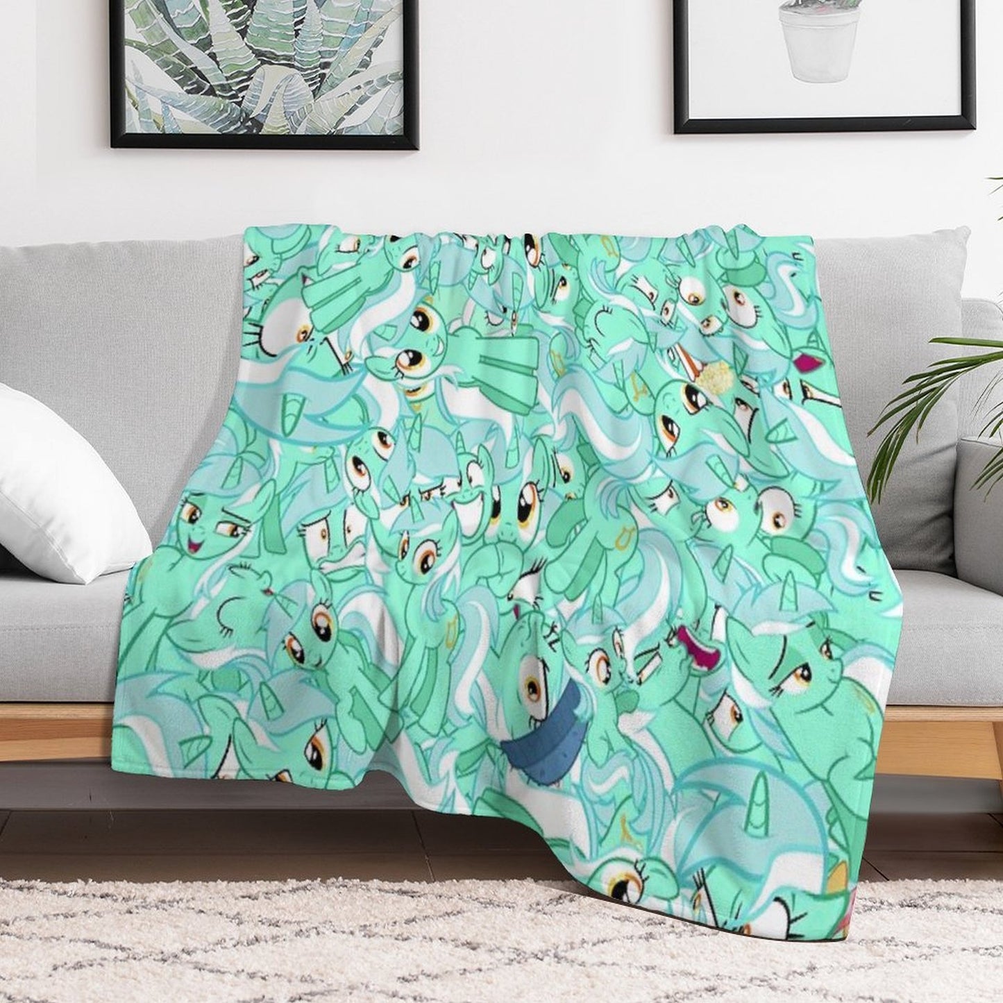 Lyra Mess Travel-friendly Throw Blanket