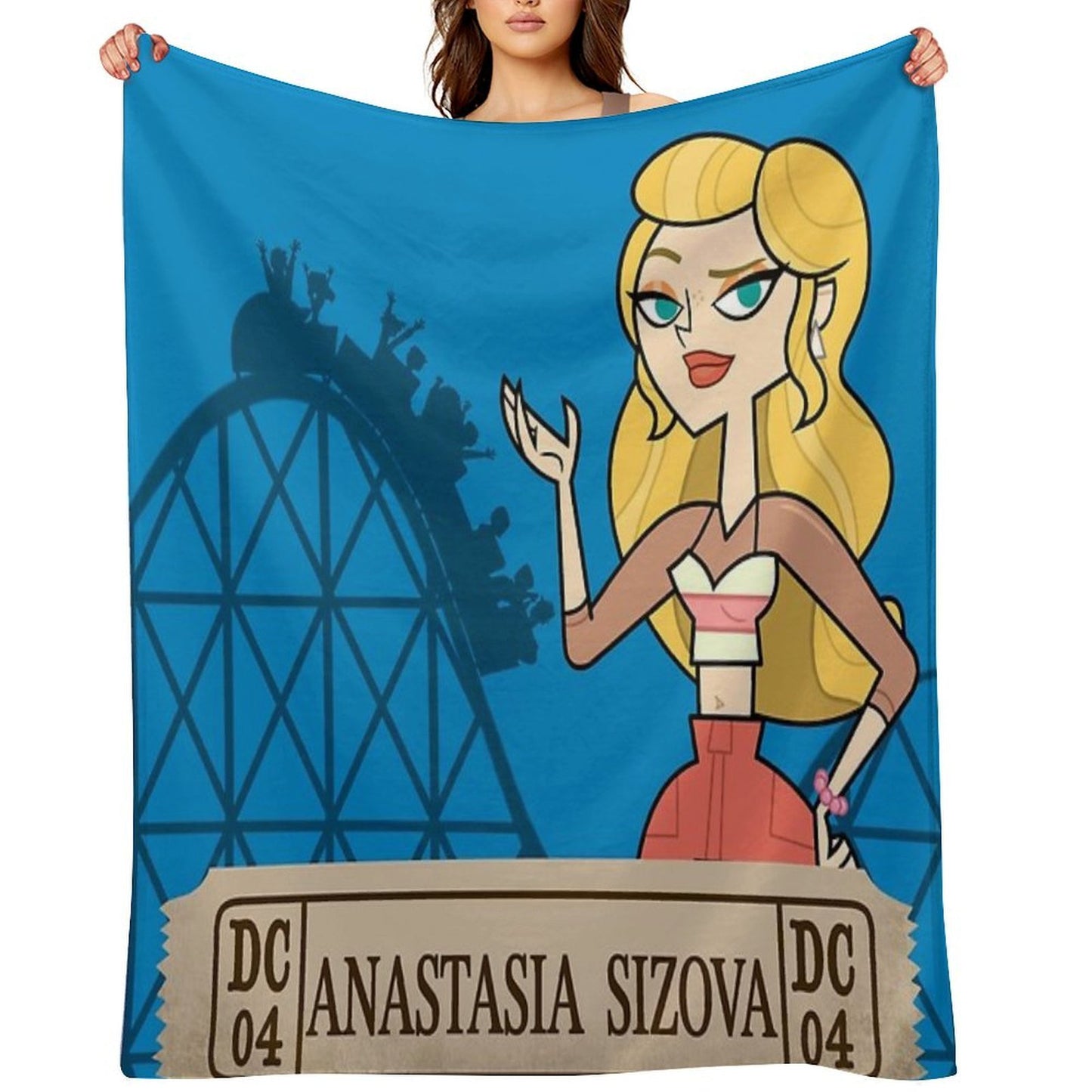 Anastasia Sizova, Disventure Camp Carnival Of Chaos Velvety-soft Throw Blanket