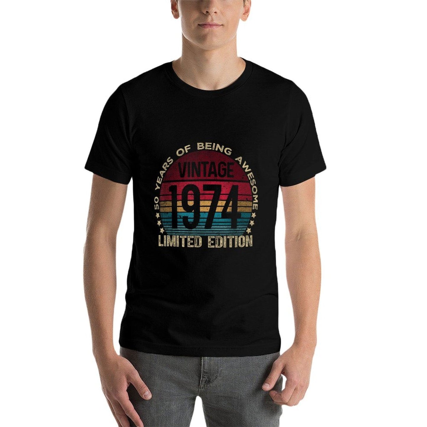 50th Birthday 50 Year Old Gifts Vintage 1974 Limited Edition Quick-drying T-Shirt