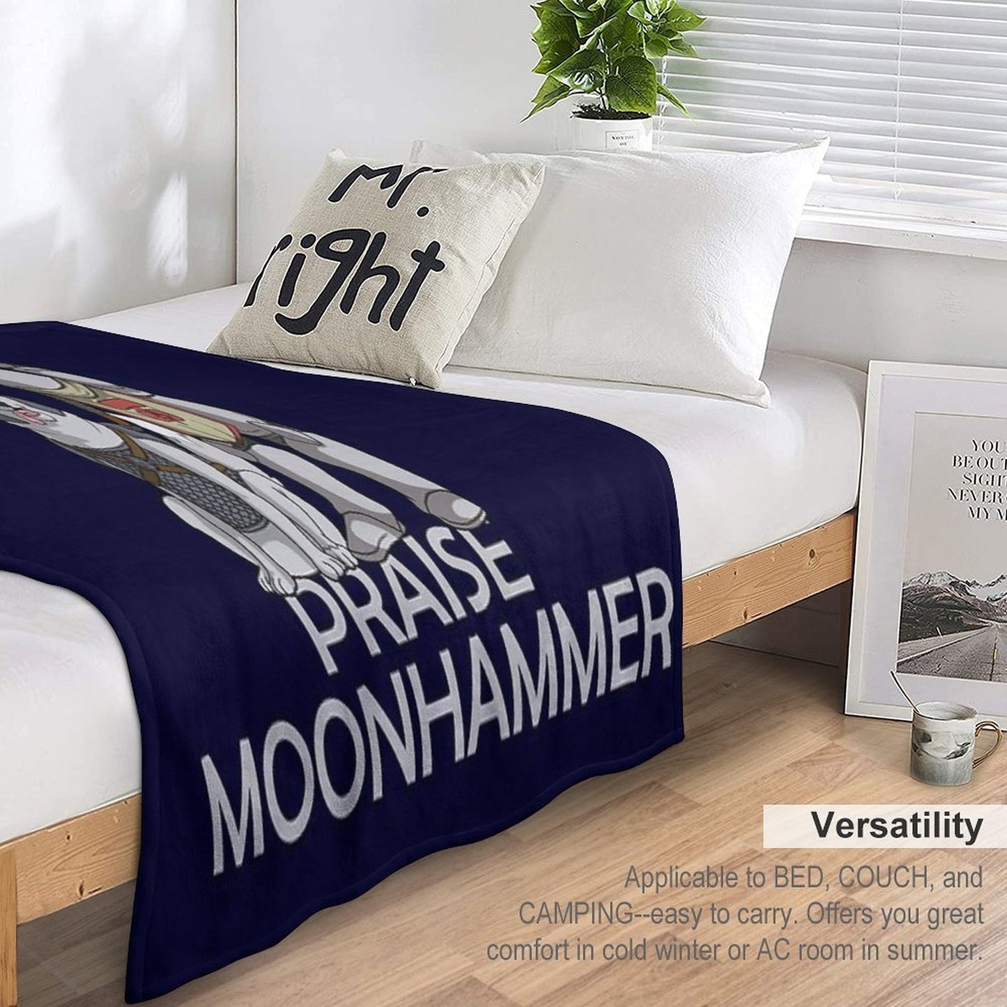 Praise Moonhammer! Gift-ready Throw Blanket