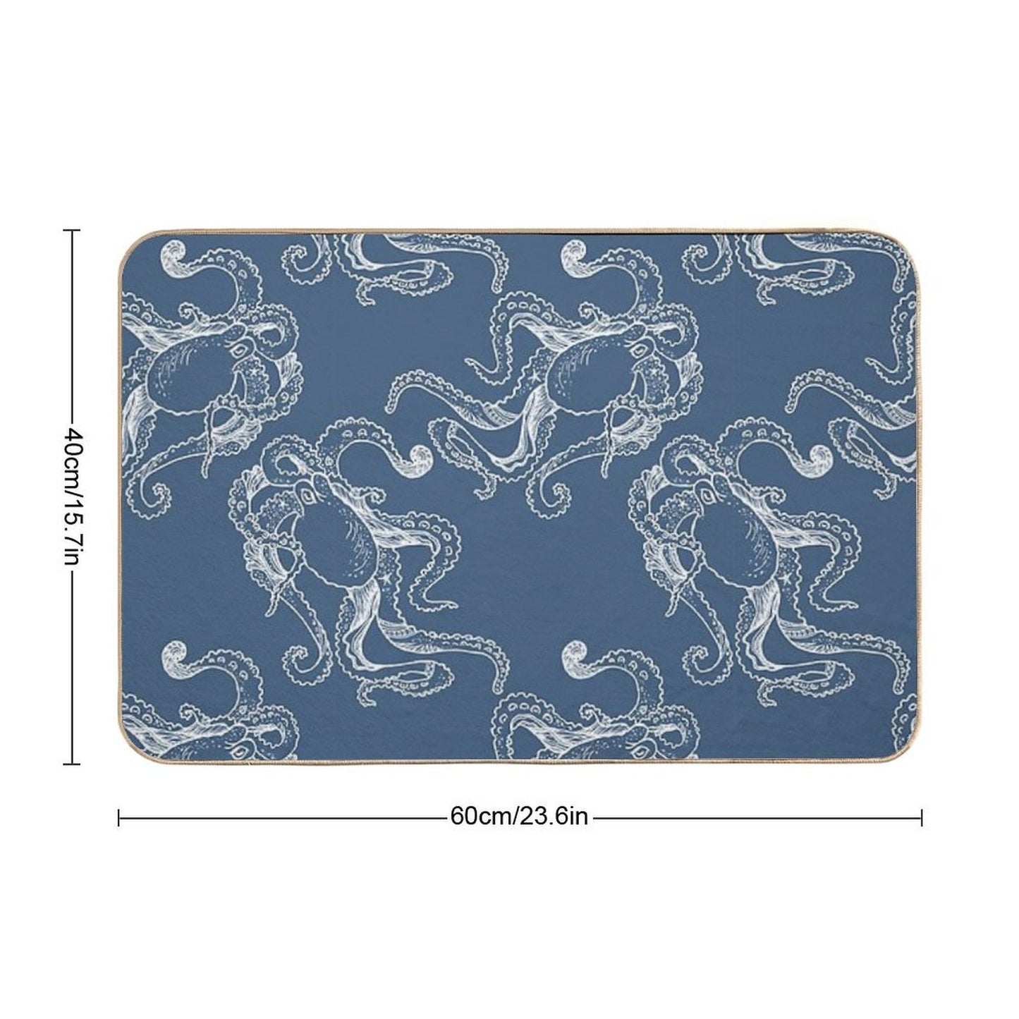 Octopus Dance Rapid-Drying Bath Mat