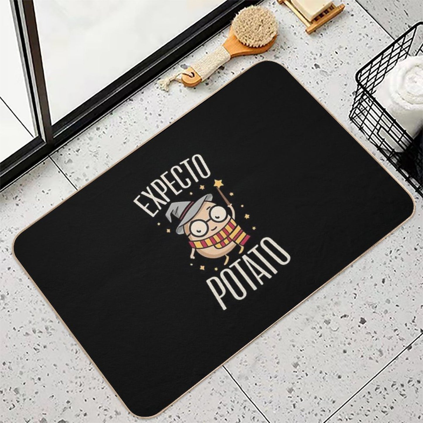 Expecto Potato - Wizard Funny Long-Lasting Bath Mat