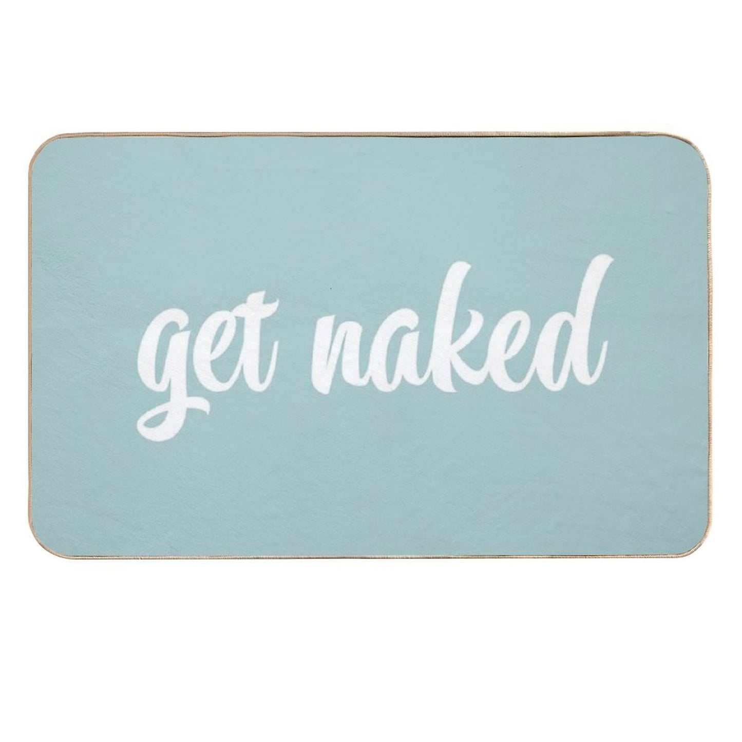 Get Naked Blue Easy Maintenance Bath Mat