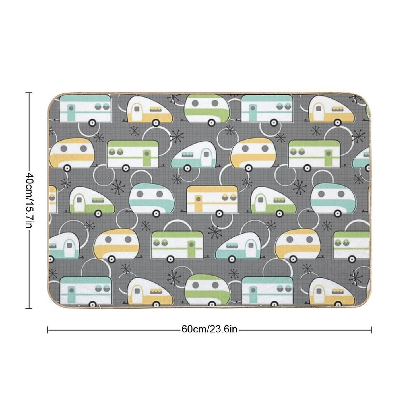 Happy Campers Eco-Friendly Bath Mat