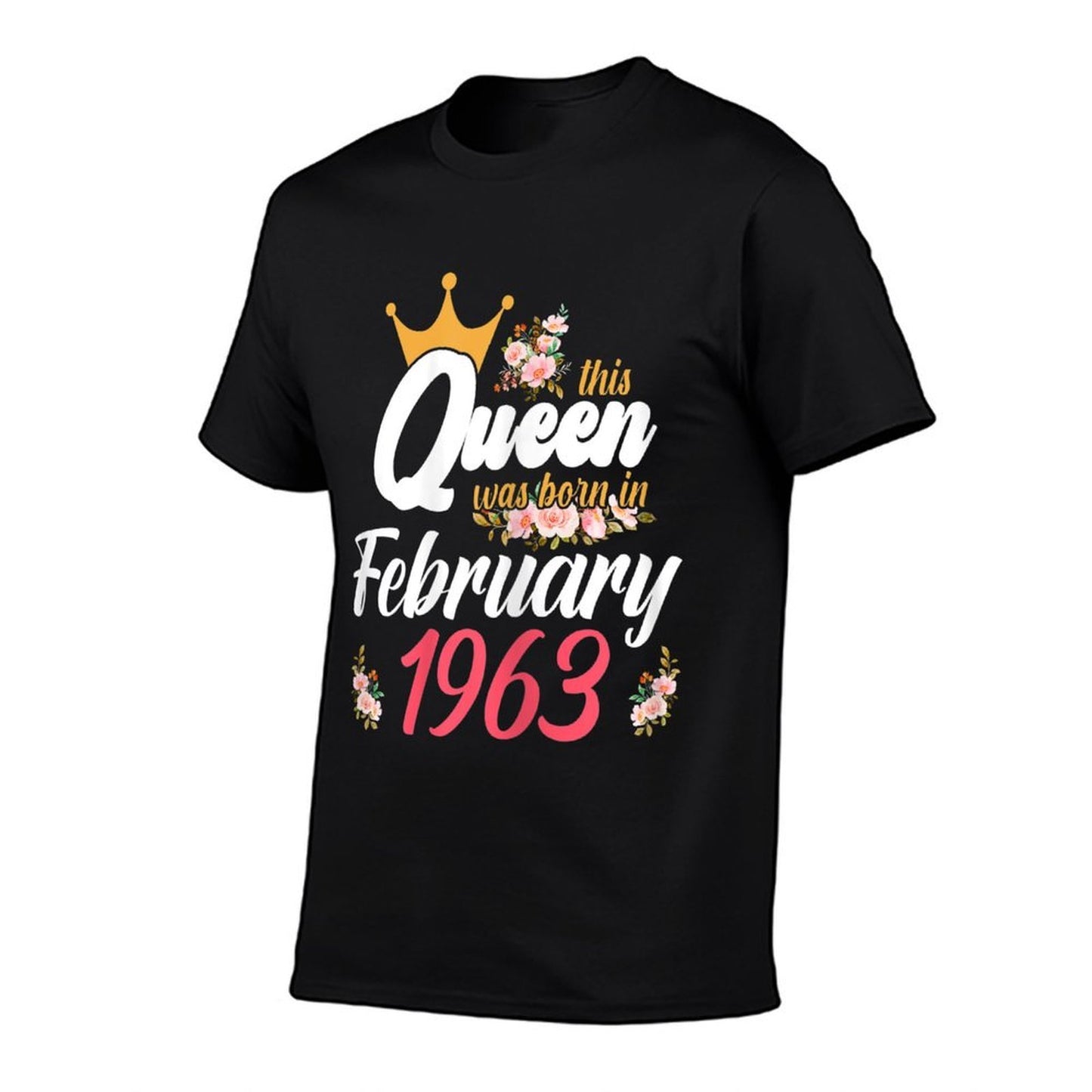 Womens February 1963 60 Years Old Queen 60th Birthday Women  Eco-friendly Material T-Shirt