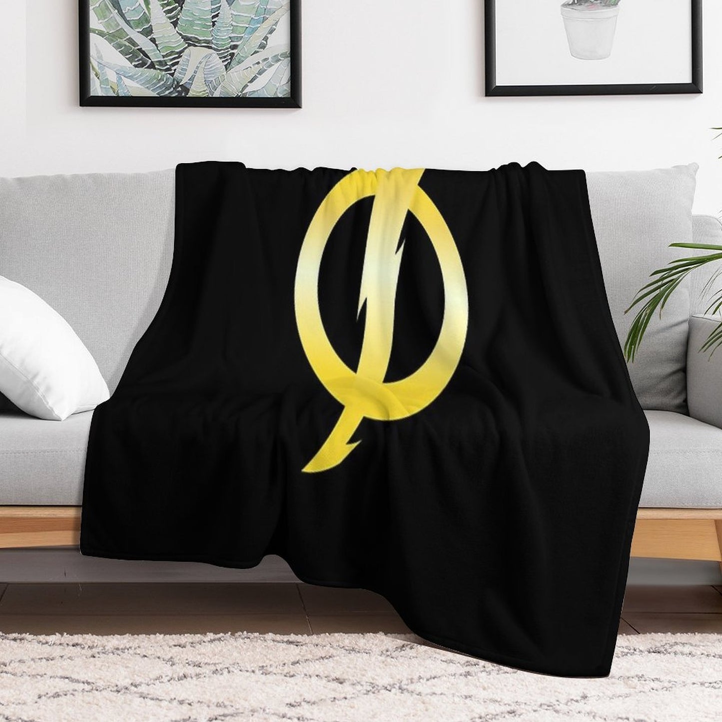 Static Shock Version 2 Eco-conscious Throw Blanket