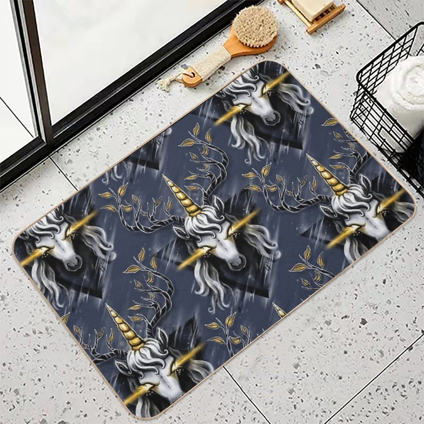 Deer Unicorn Eco-Friendly Bath Mat