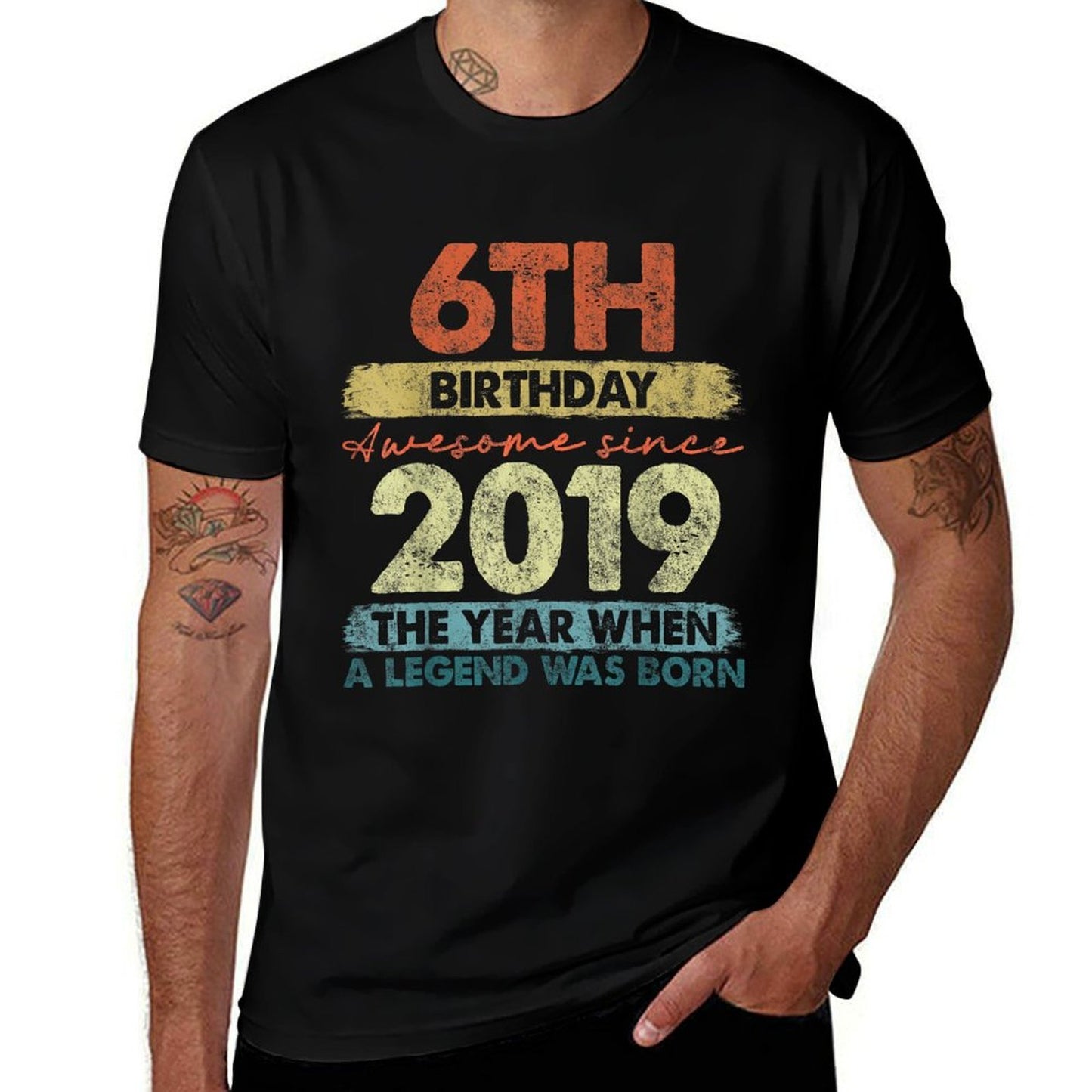 6 Year Old Gifts Vintage 2019 Limited Edition 6th Birthday Versatile T-Shirt