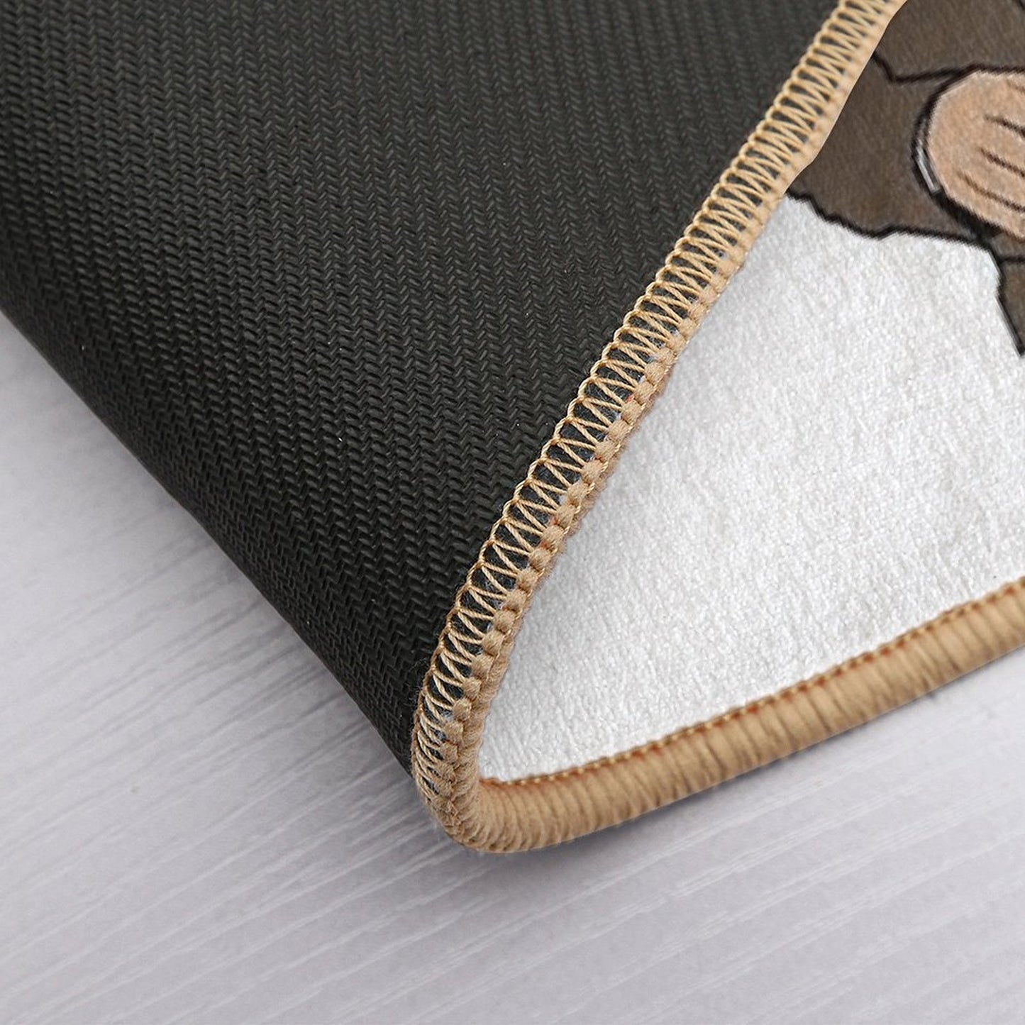 Mr. Monk And The Uneven Letter Absorbent Bath Mat