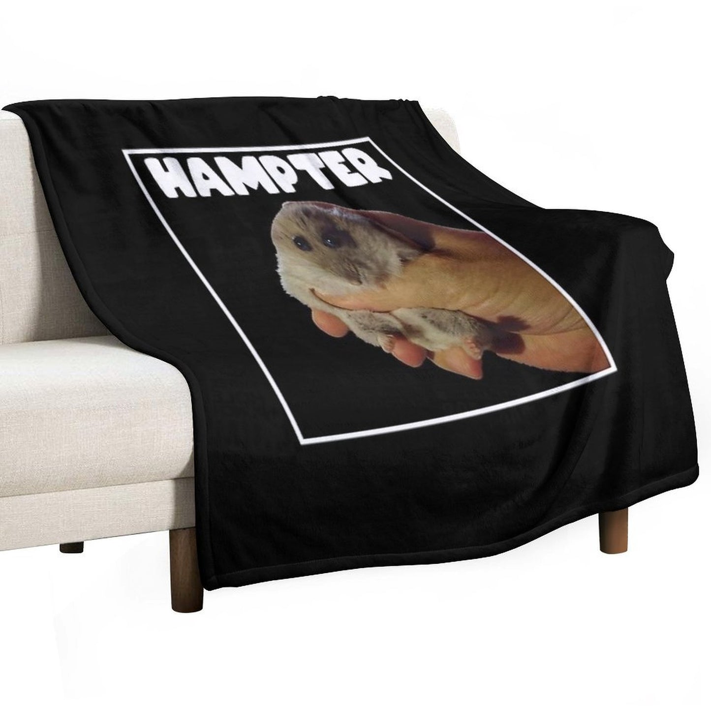 Hampter Meme Hamster Durable Throw Blanket