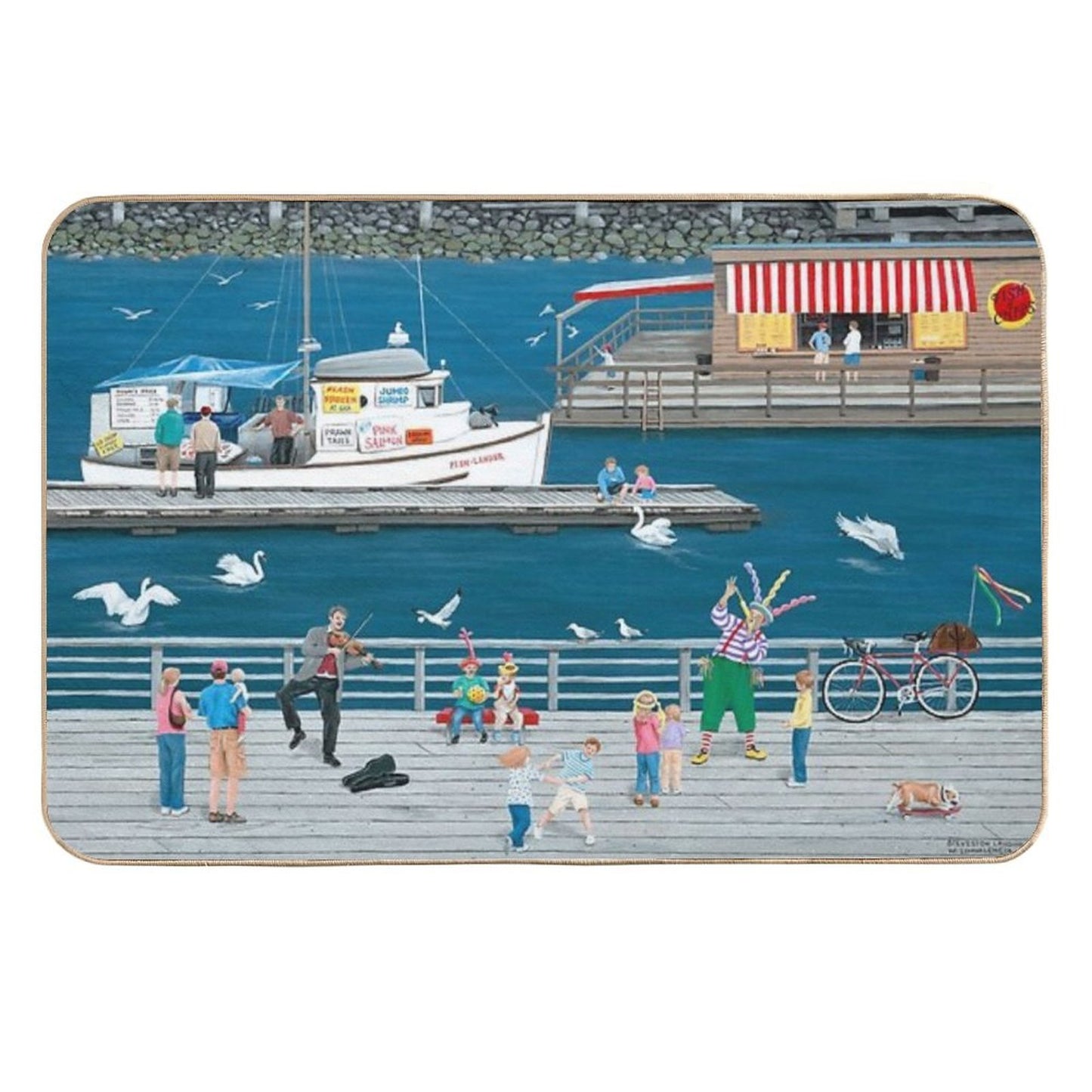 Steveston Landing Multi-Purpose Bath Mat