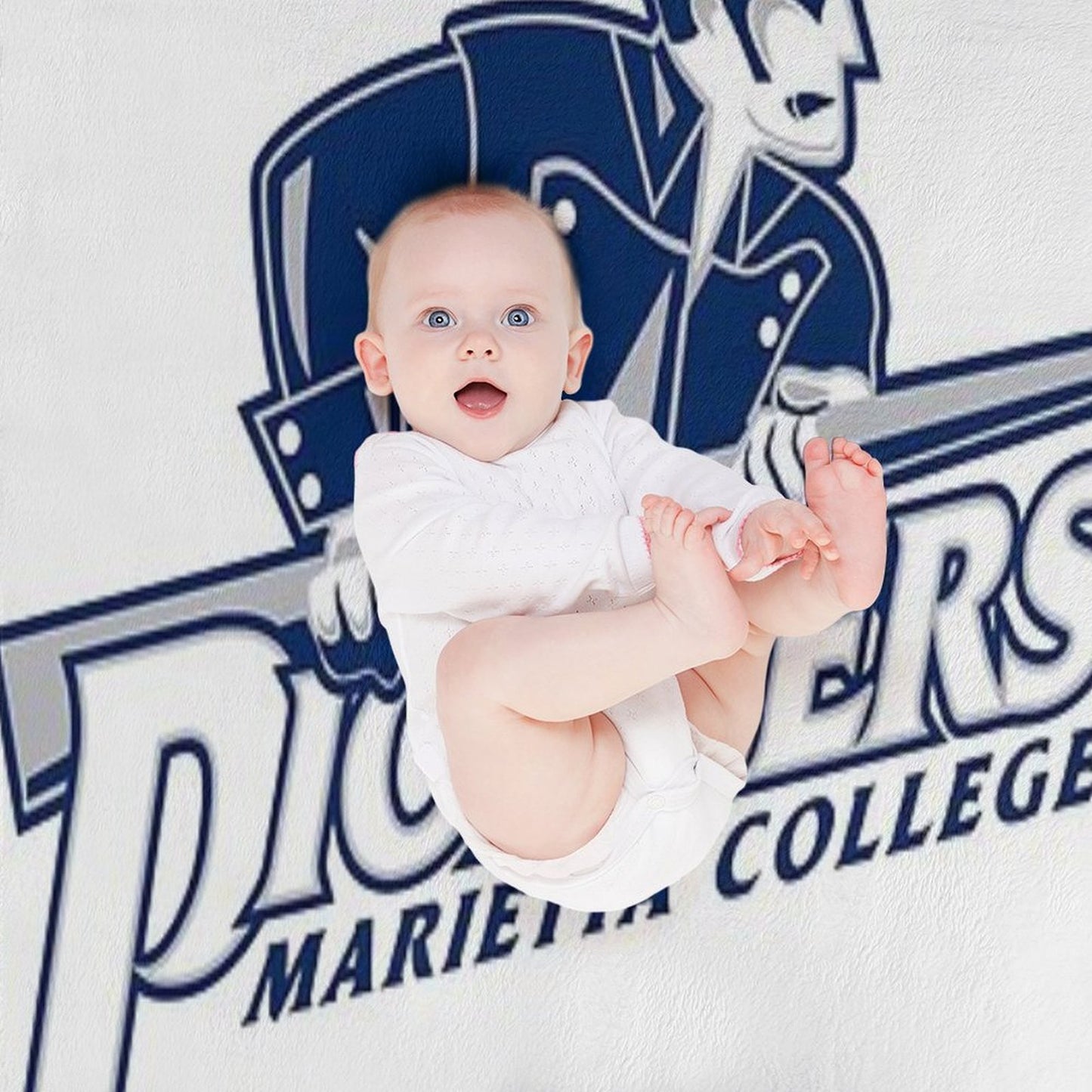Marietta College Pioneers Gift-ready Throw Blanket