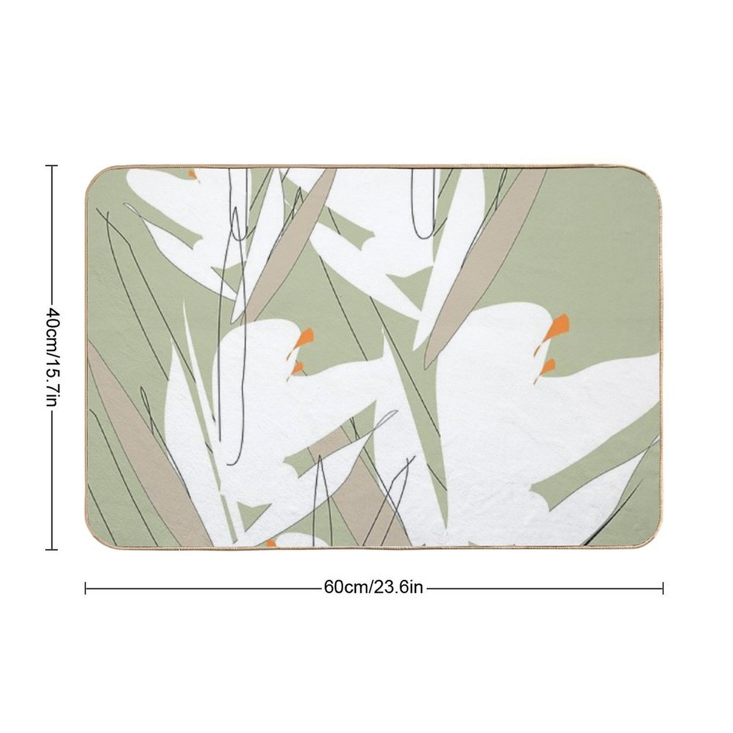 Spring Easy To Clean Bath Mat