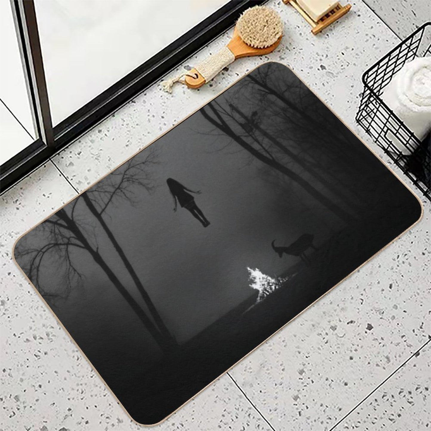 Ritual in The Woods  Rapid-Drying Bath Mat