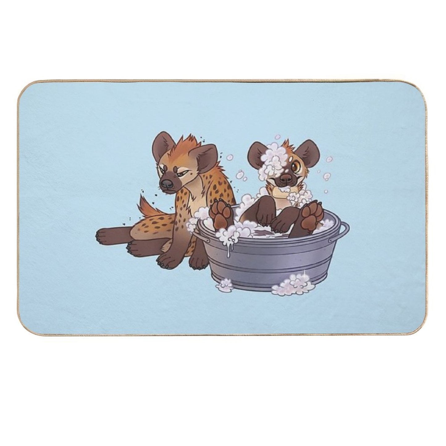 Wash Your Yeens! Fade-Resistant Bath Mat