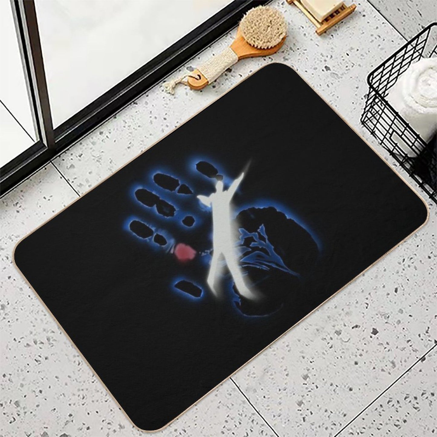 The X-Files Spooky Handprint Easy Maintenance Bath Mat