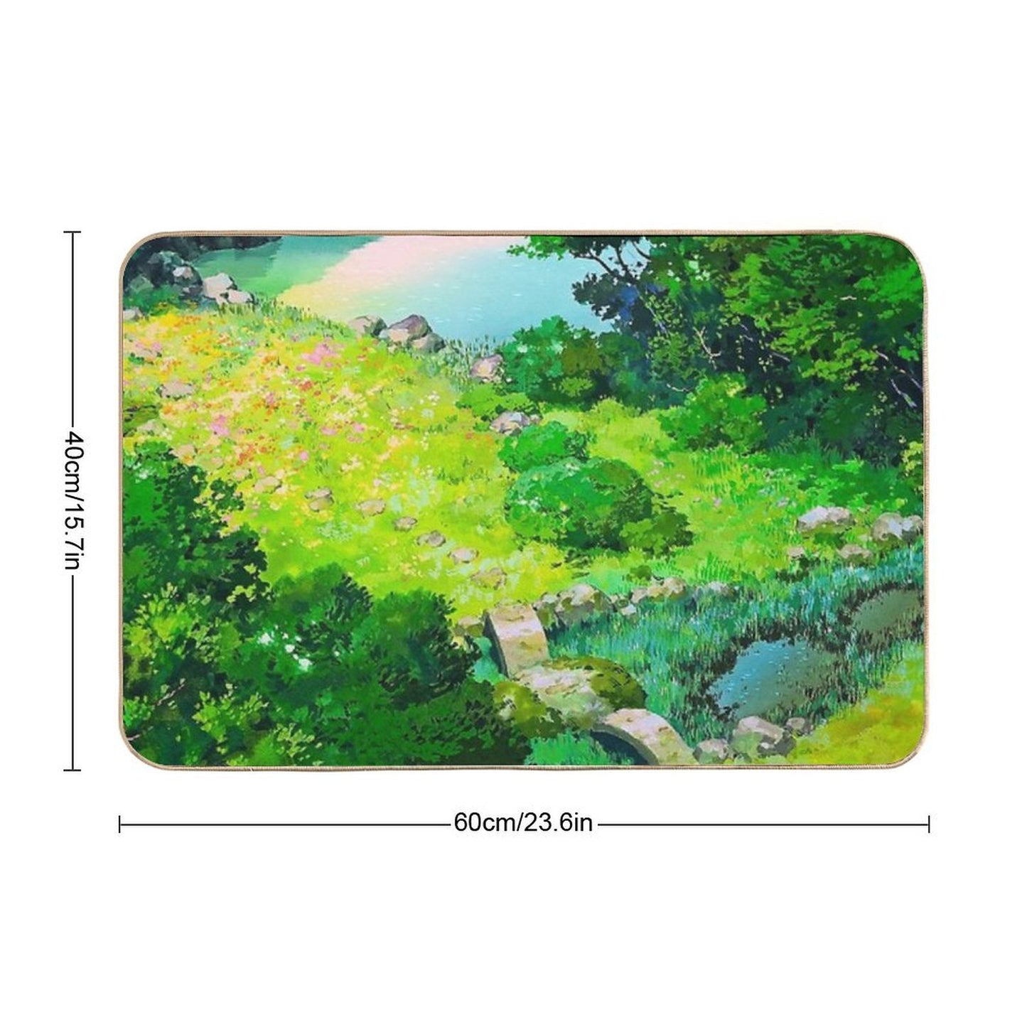 So Small In Such A Big World  Slip-Resistant Bath Mat