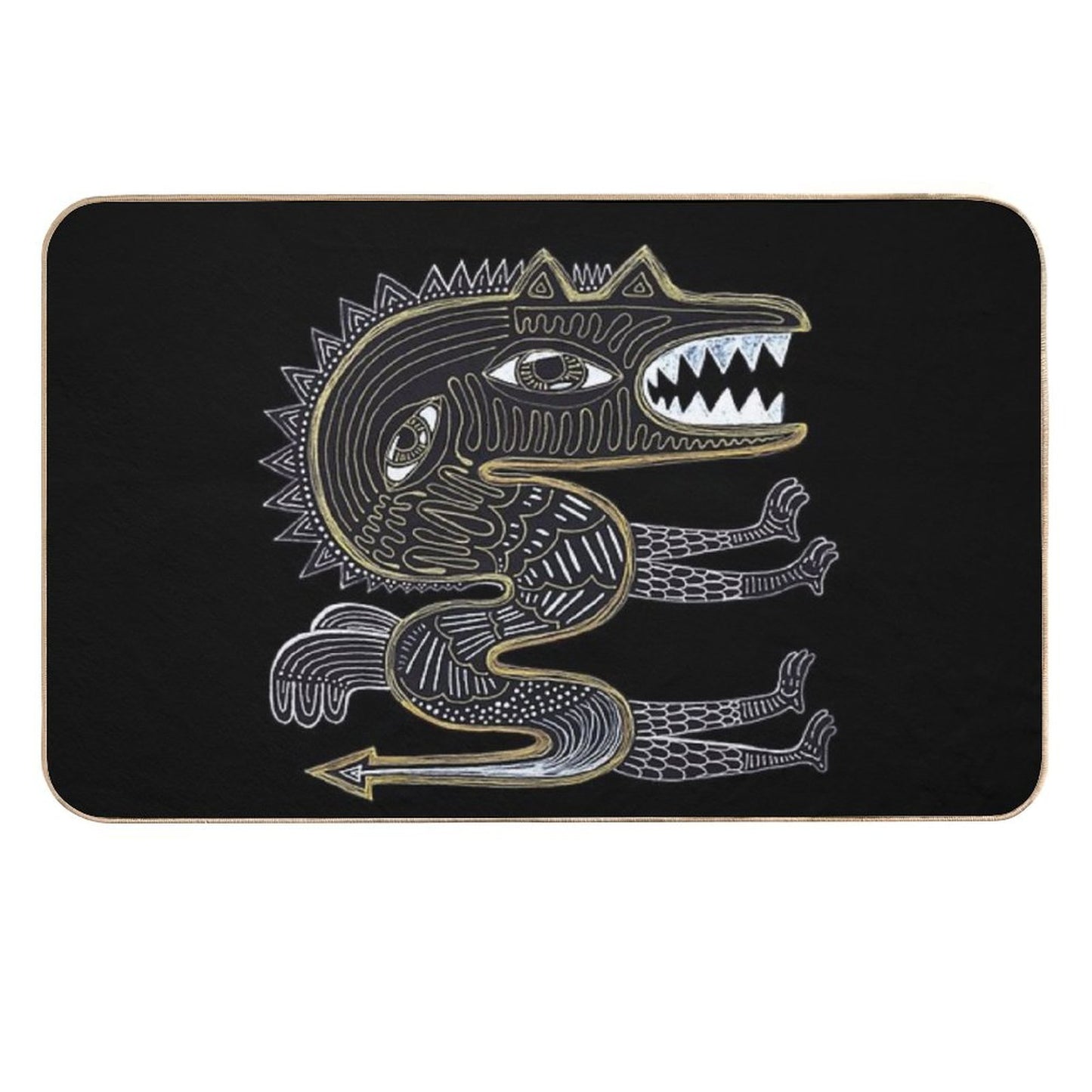 Decorative Surreal Dragon Versatile Bath Mat
