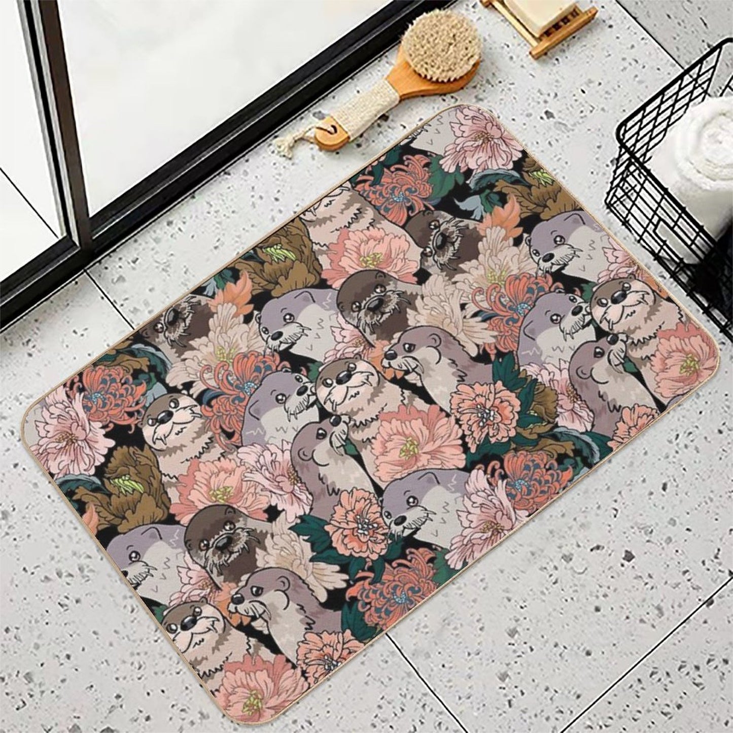 Because Otter Fade-Resistant Bath Mat