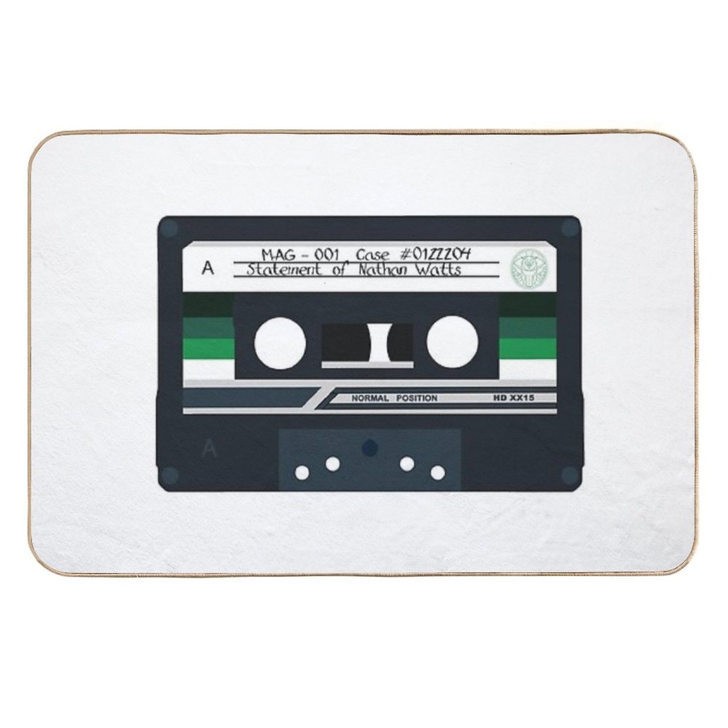 MAG 001 - Statement of Nathan Watts - Cassette Eco-Friendly Bath Mat