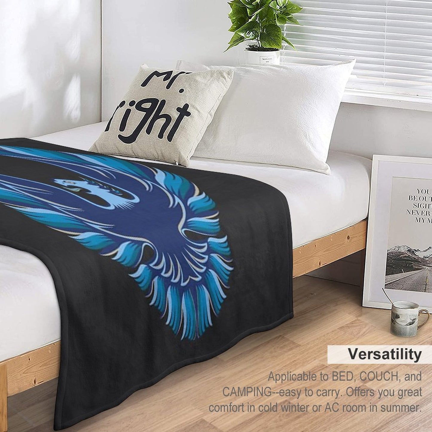 The Firebird Travel-friendly Throw Blanket