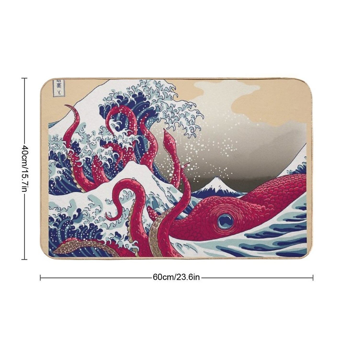 Hoktopusai Odorless Bath Mat