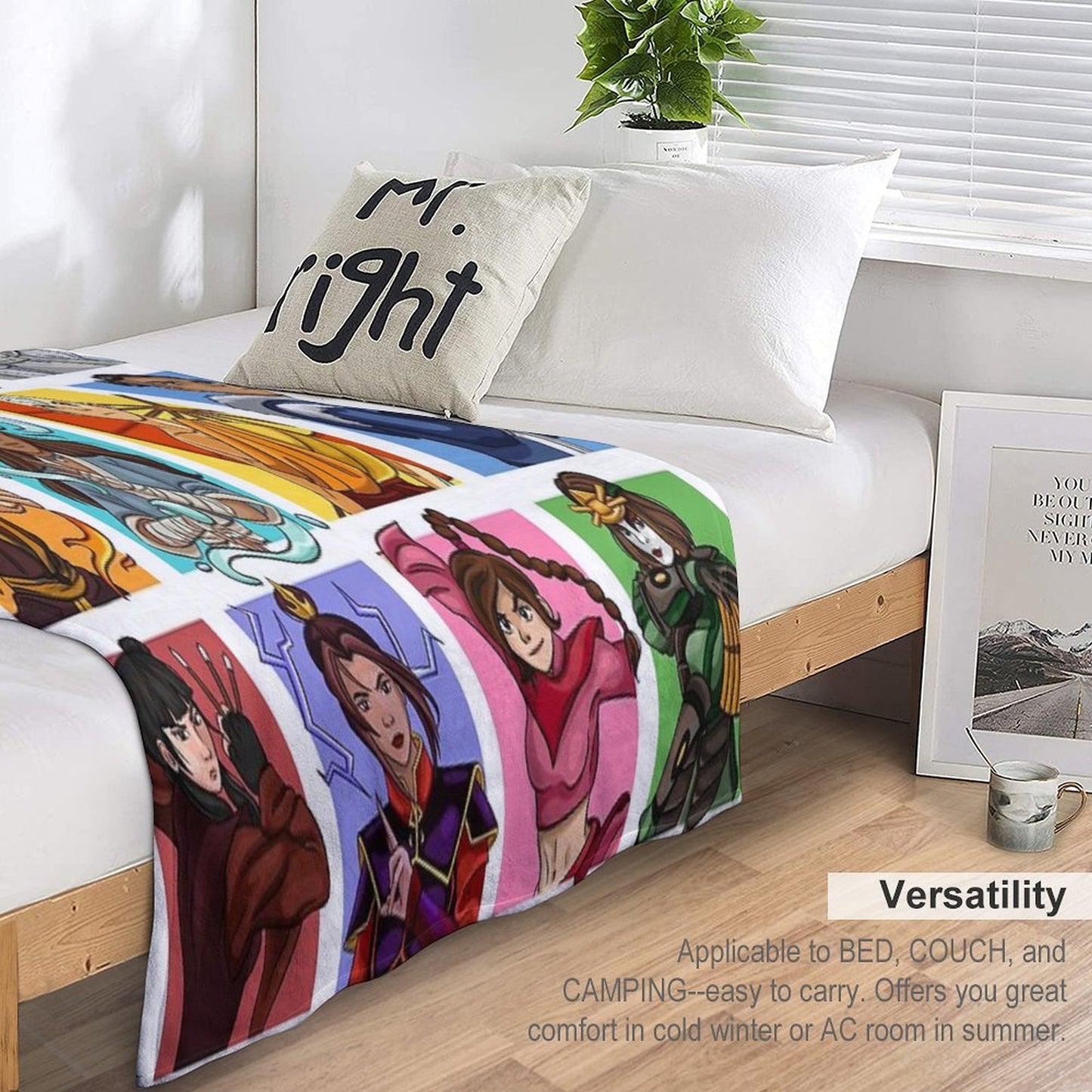 Avatar The Last Airbender Digital Art Anti-pilling Throw Blanket