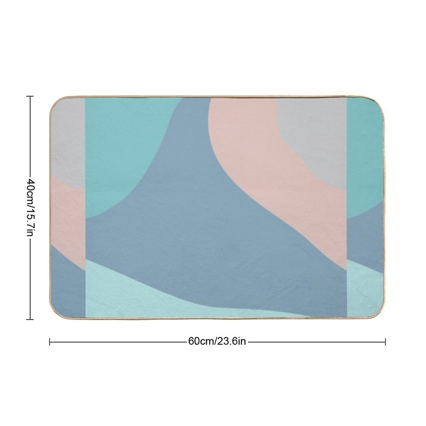 Chill Ocean Vibes Anti-Trip Bath Mat