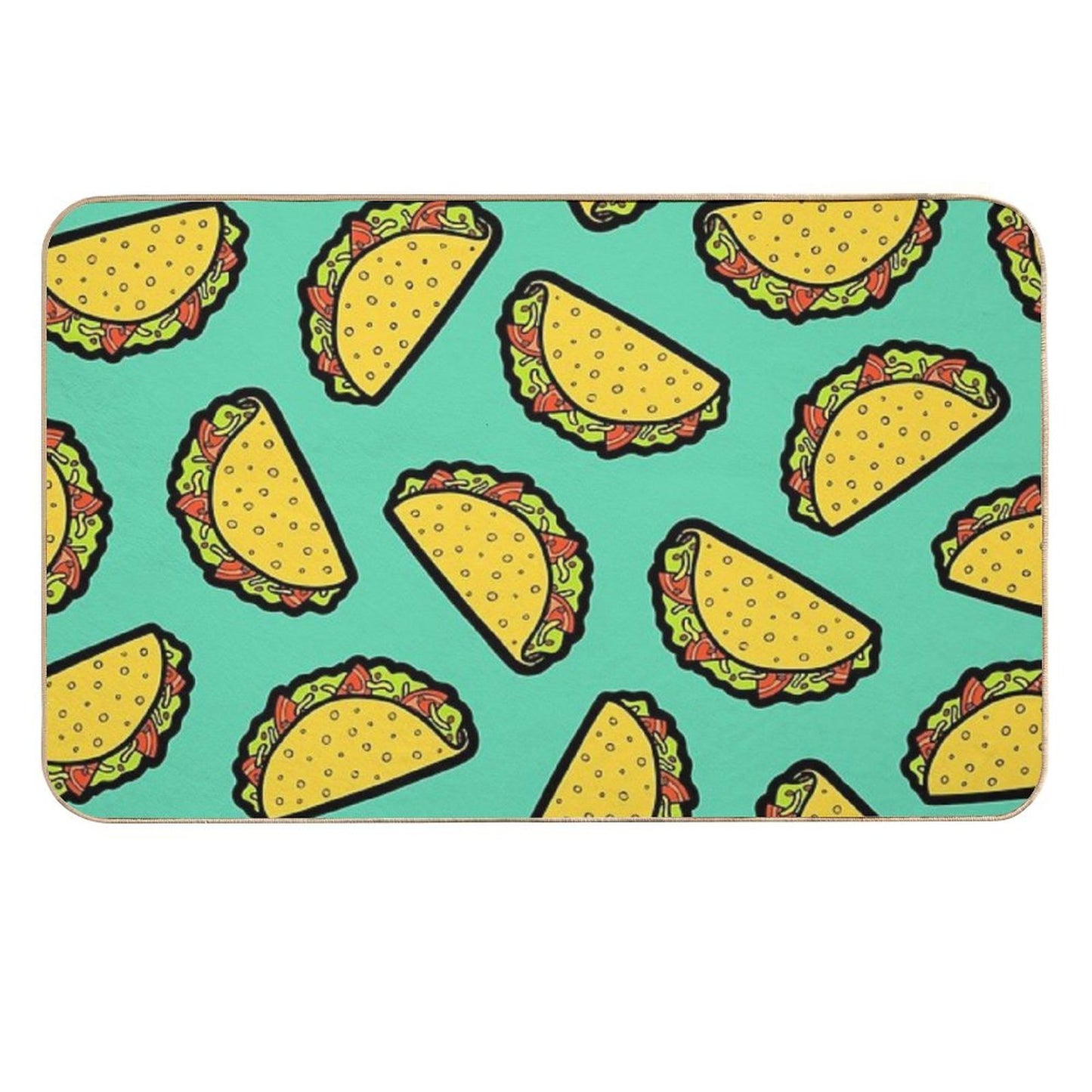 It's Taco Time! Slip-Resistant Bath Mat