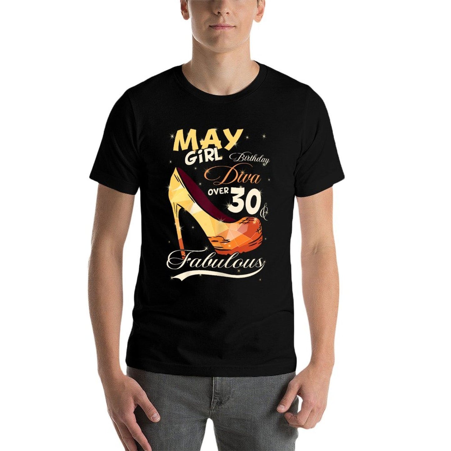 May Girl Birthday Diva Fabulous 30th Birthday Odor-resistant T-Shirt