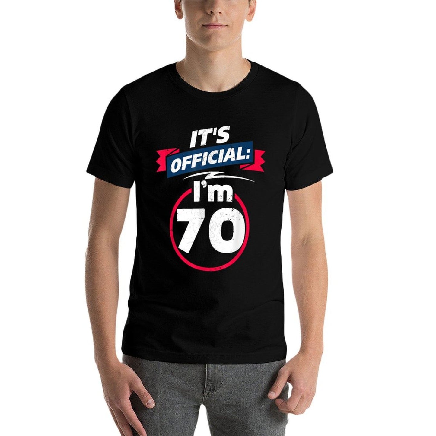 70 Year Old T 70th Birthday Present Idea Wrinkle-resistant T-Shirt