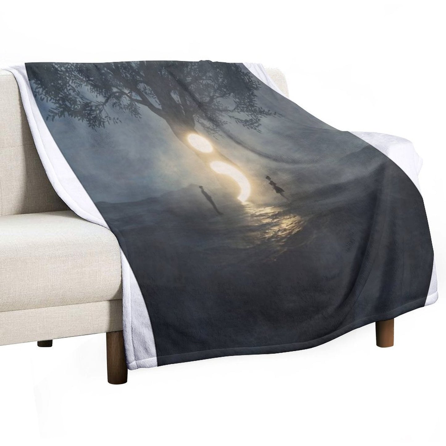 Semicolon - Cont;nue Velvety-soft Throw Blanket
