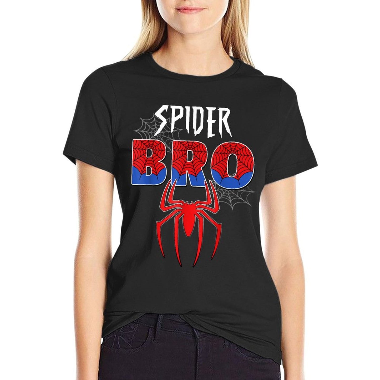 Funny Spider Bro For Birthday Matching Family Soft T-Shirt