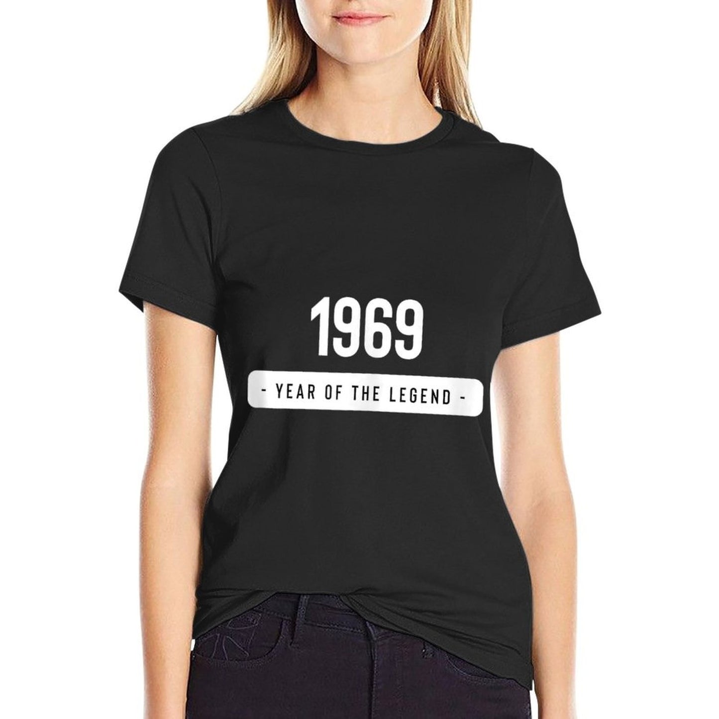 50th Birthday Gifts -1969 Year of The Legend Tagless Design T-Shirt