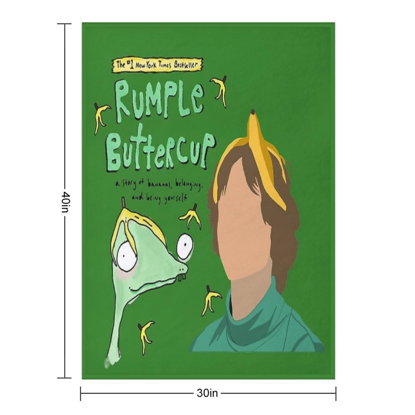 Matthew Gray Gubler (Rumple Buttercup) Plush Throw Blanket