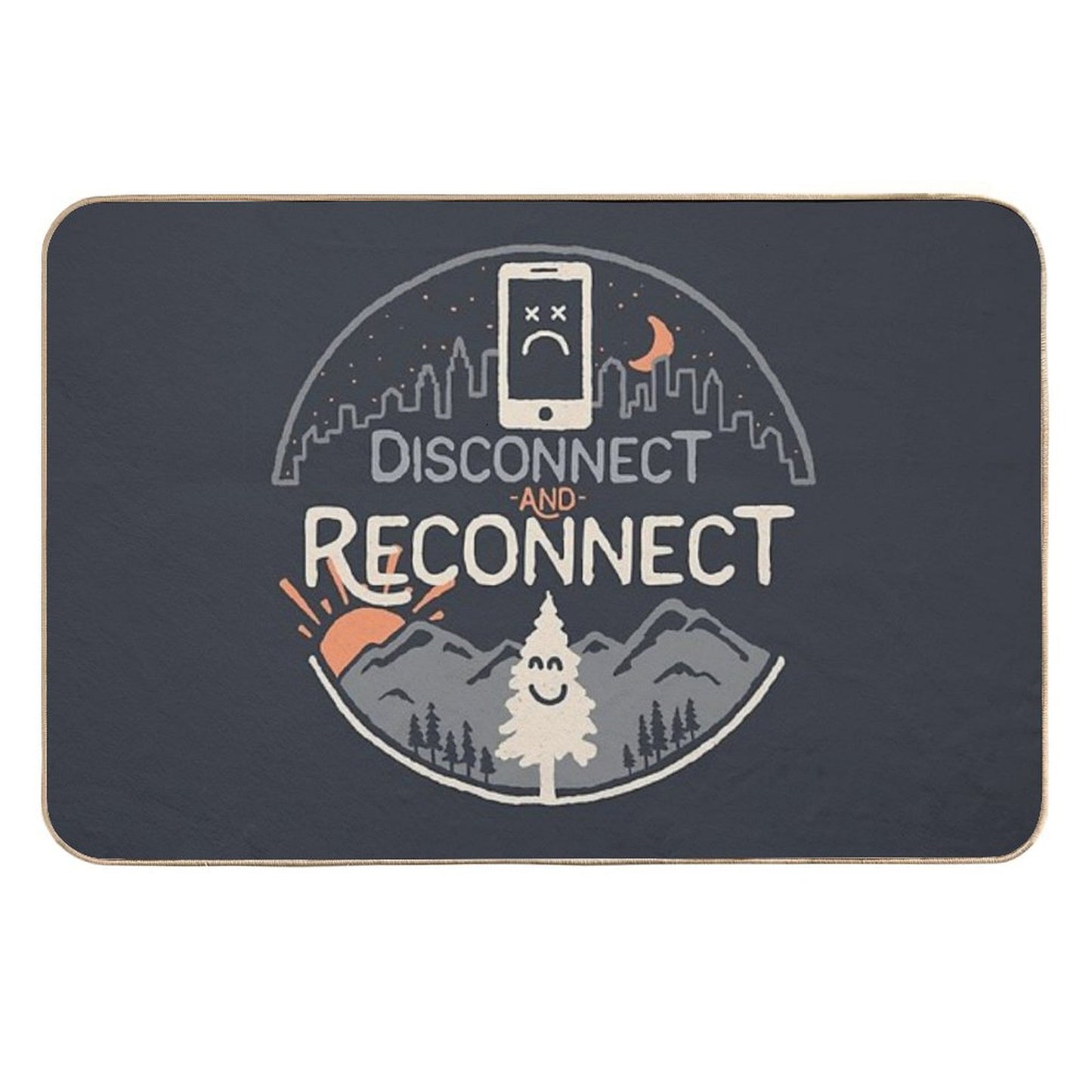Reconnect Easy Maintenance Bath Mat