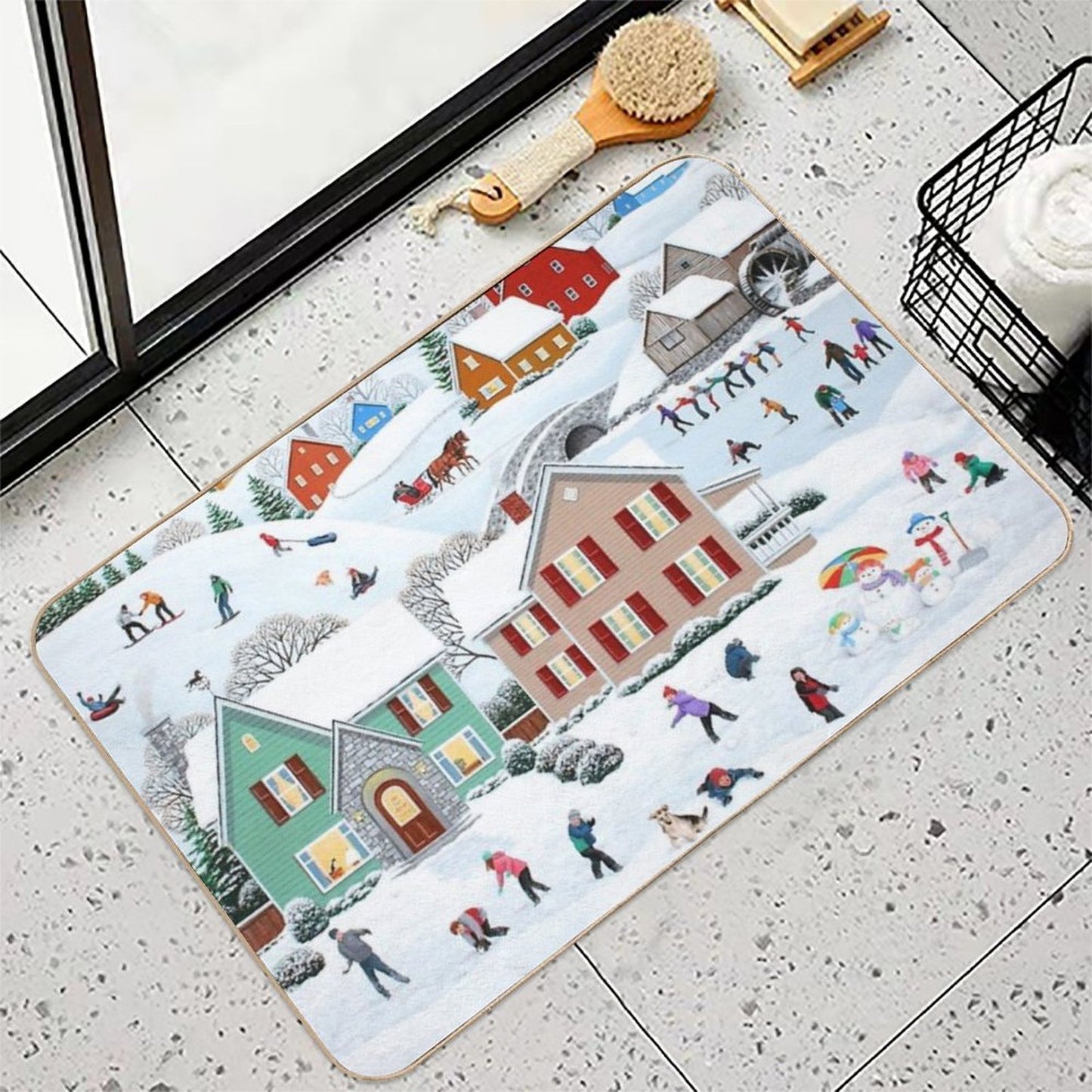 Once Upon A Winter Eco-Friendly Bath Mat