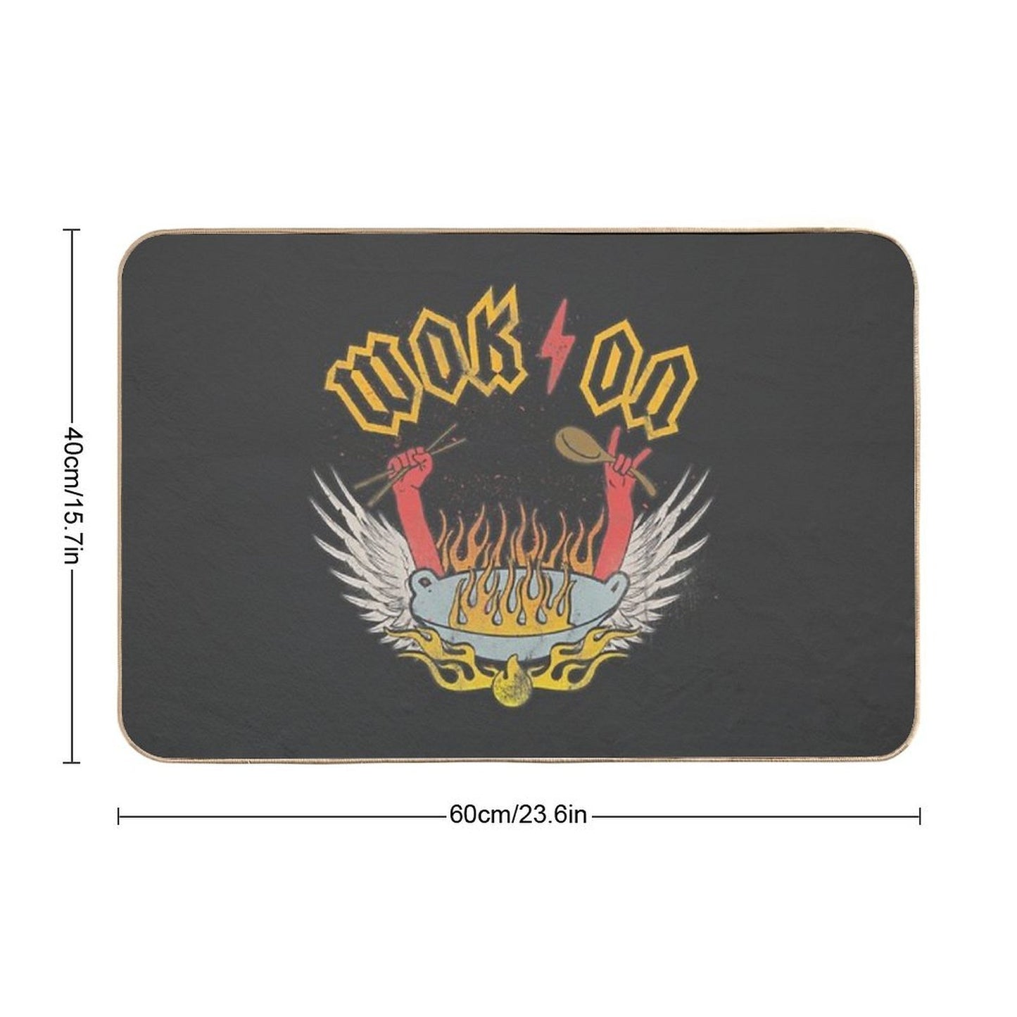 WOK ON Anti-Trip Bath Mat